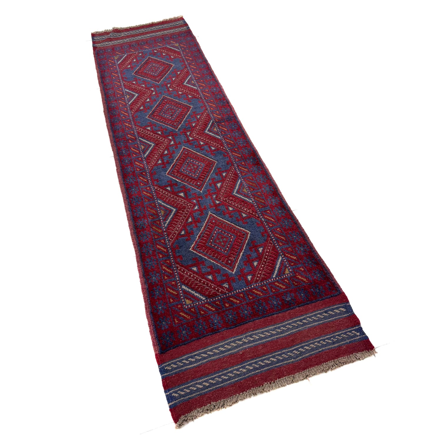 Multi Color Mashwani Short Runner 2' 3" x 8' 0" (ft) - No. R40167