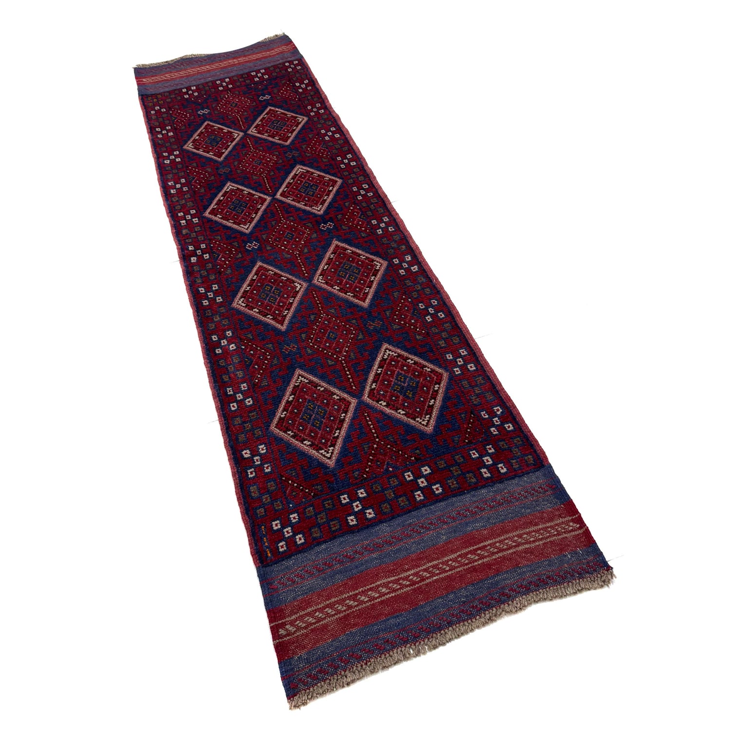 Multi Color Mashwani Short Runner 2' 2" x 7' 11" (ft) - No. R40168