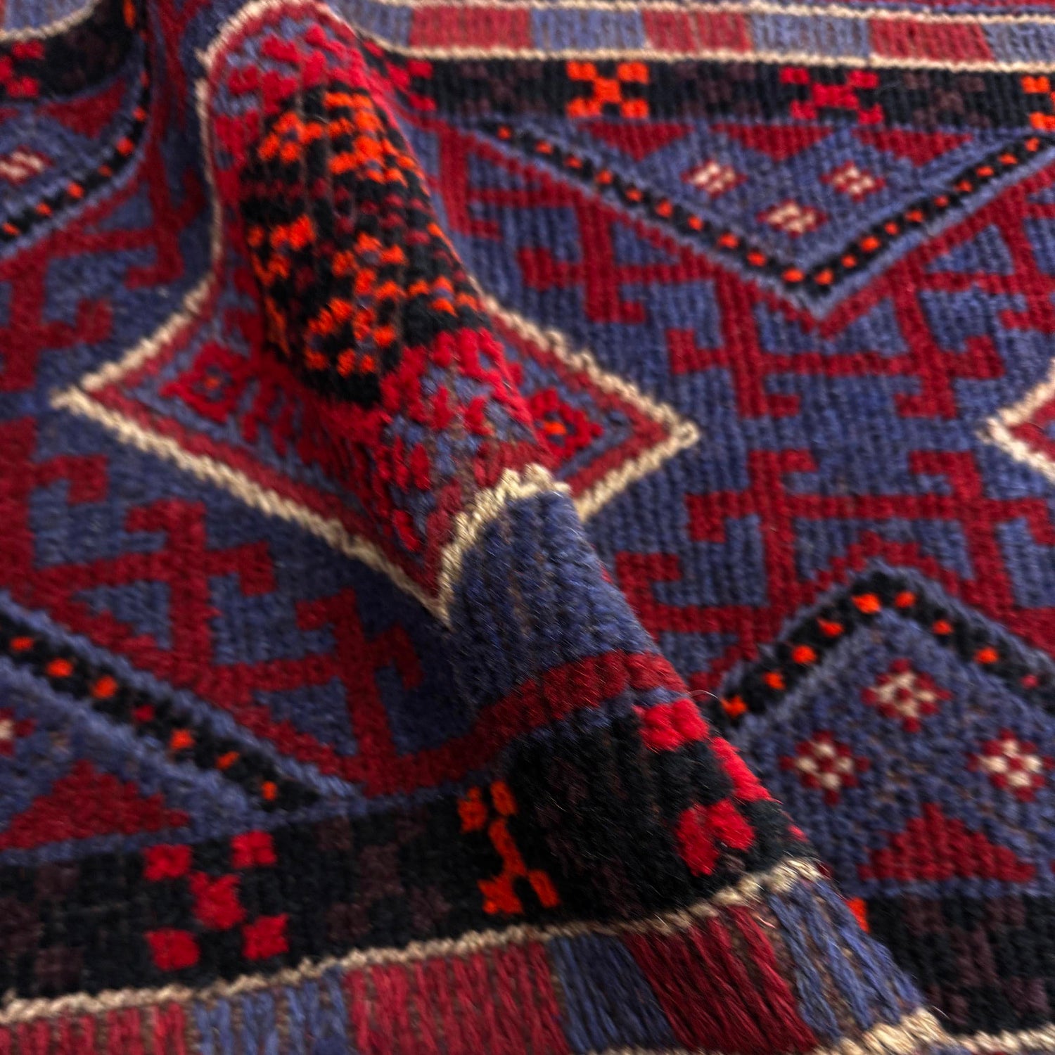 Multi Color Mashwani Short Runner 2' 1" x 8' 3" (ft) - No. R40170