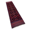 Red Color Mashwani Short Runner 2' 2" x 8' 7" (ft) - No. R40173