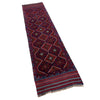 Red Color Mashwani Short Runner 2' 2" x 8' 7" (ft) - No. R40173