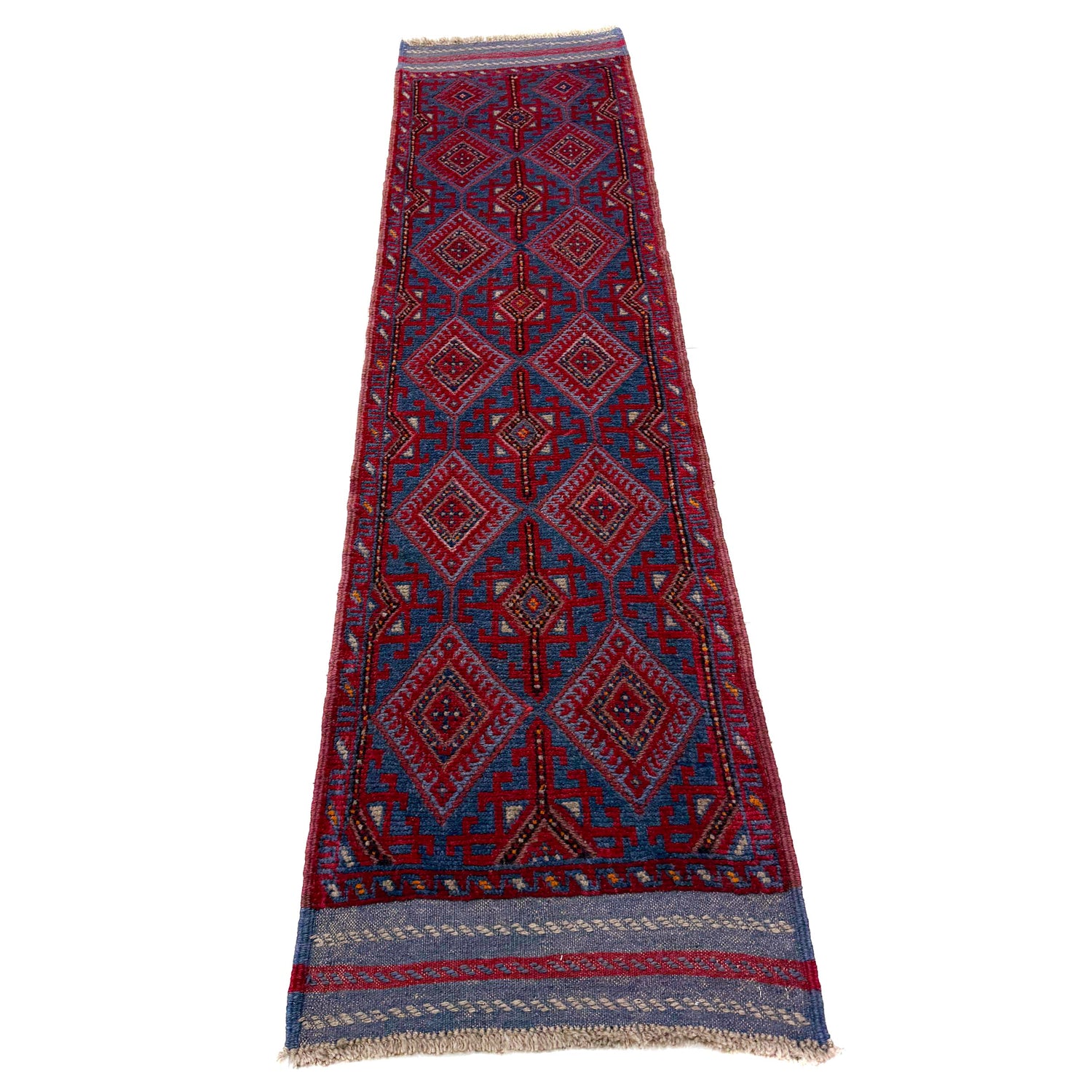 Multi Color Mashwani Short Runner 2' 1" x 7' 9" (ft) - No. R40174