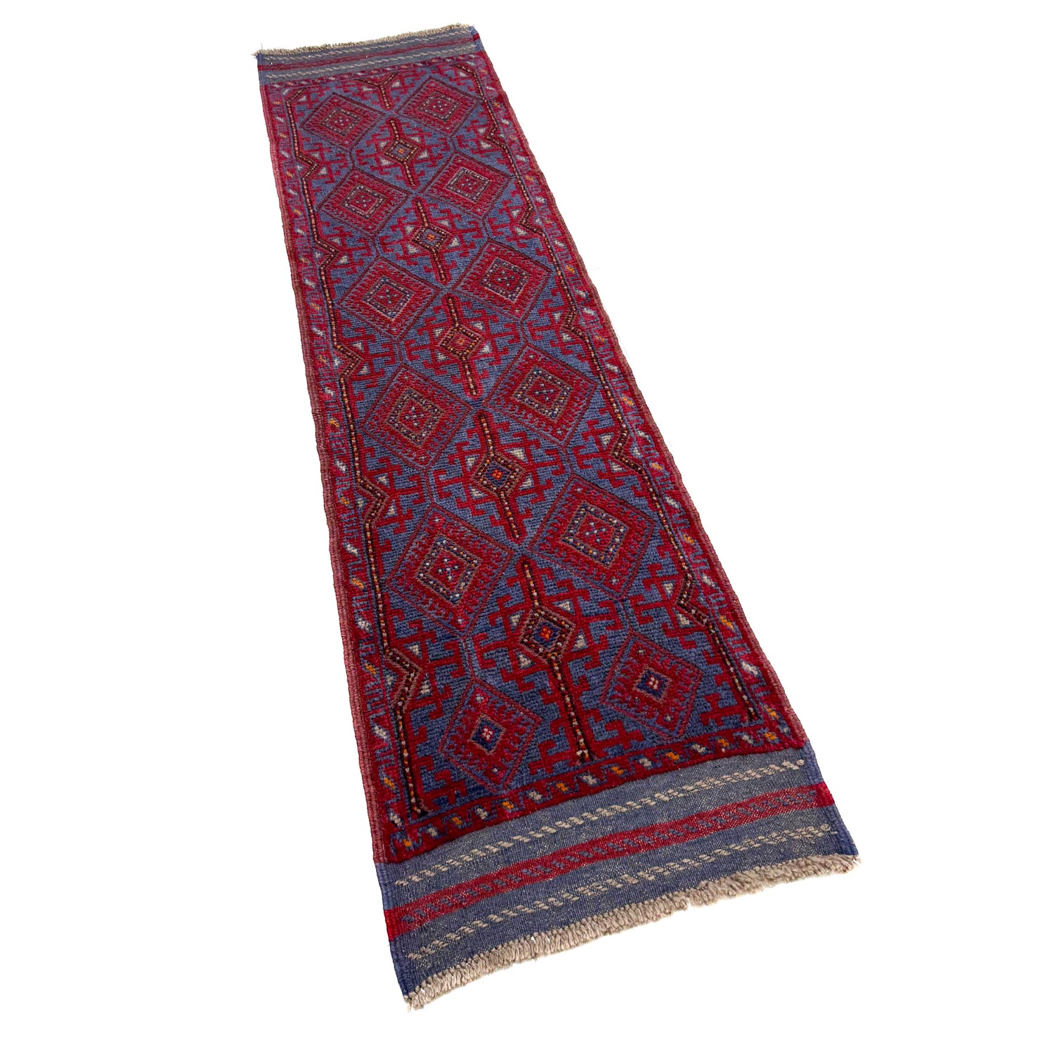 Multi Color Mashwani Short Runner 2' 1" x 7' 9" (ft) - No. R40174