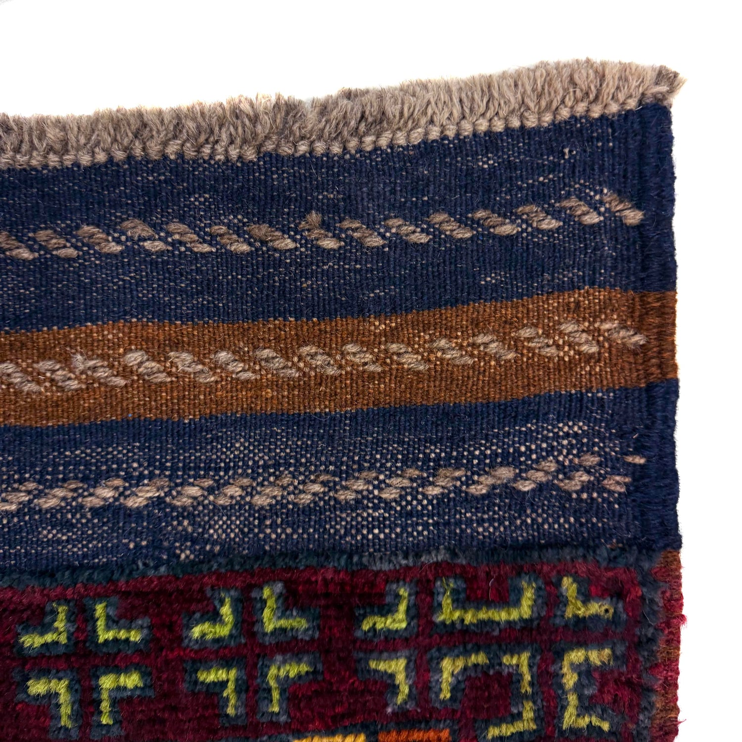 Multi Color Mashwani Short Runner 1' 11" x 8' 3" (ft) - No. R40175