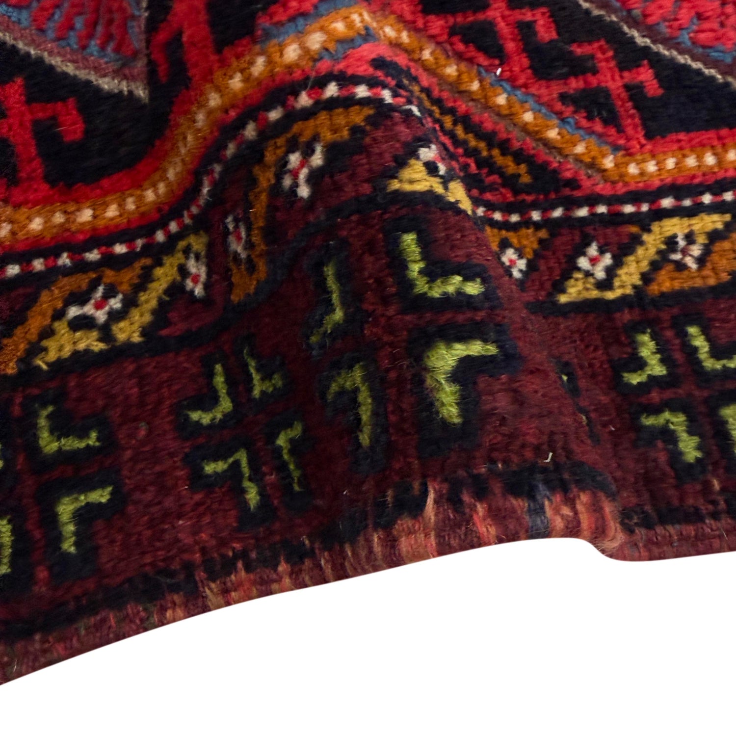 Multi Color Mashwani Short Runner 1' 11" x 8' 3" (ft) - No. R40175