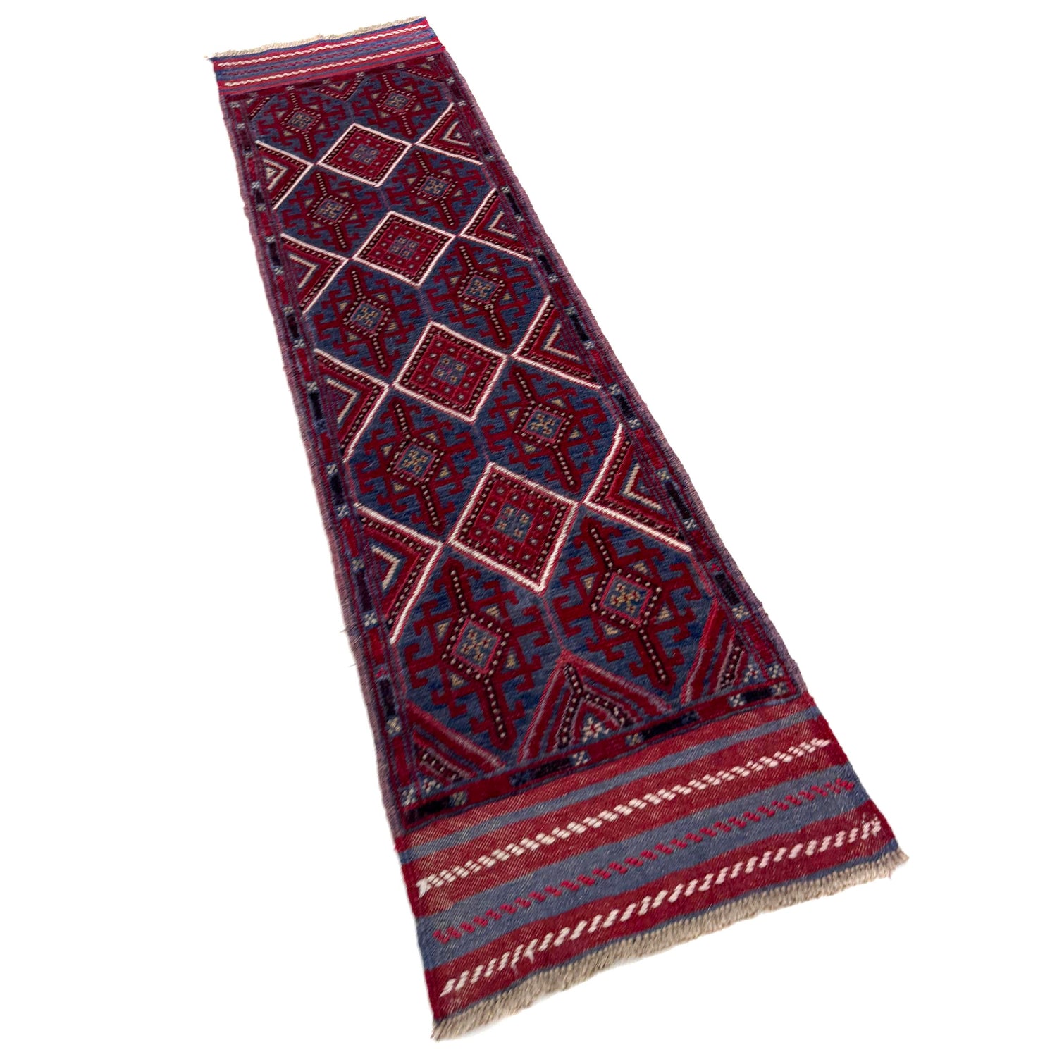 Multi Color Mashwani Short Runner 2' 0" x 7' 9" (ft) - No. R40176