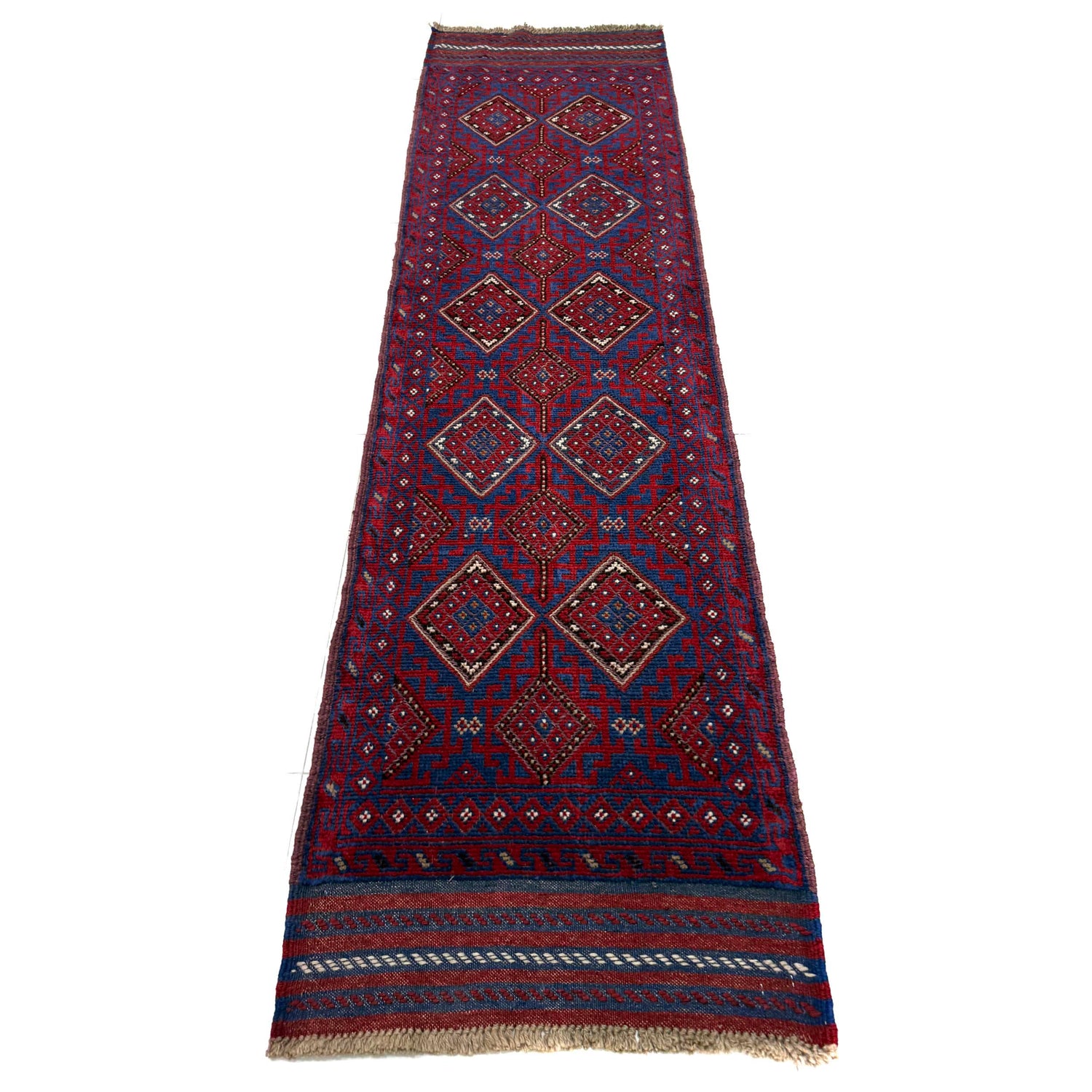 Multi Color Mashwani Short Runner 2' 1" x 7' 7" (ft) - No. R40180