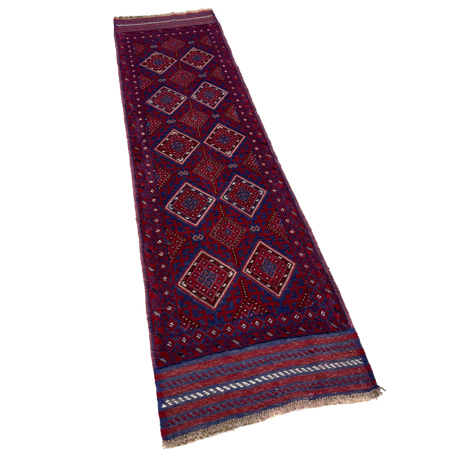 Multi Color Mashwani Short Runner 2' 1" x 7' 7" (ft) - No. R40180