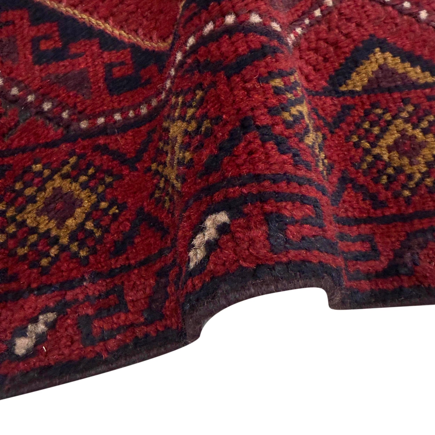 Red Color Mashwani Short Runner 2' 1" x 7' 6" (ft) - No. R40182