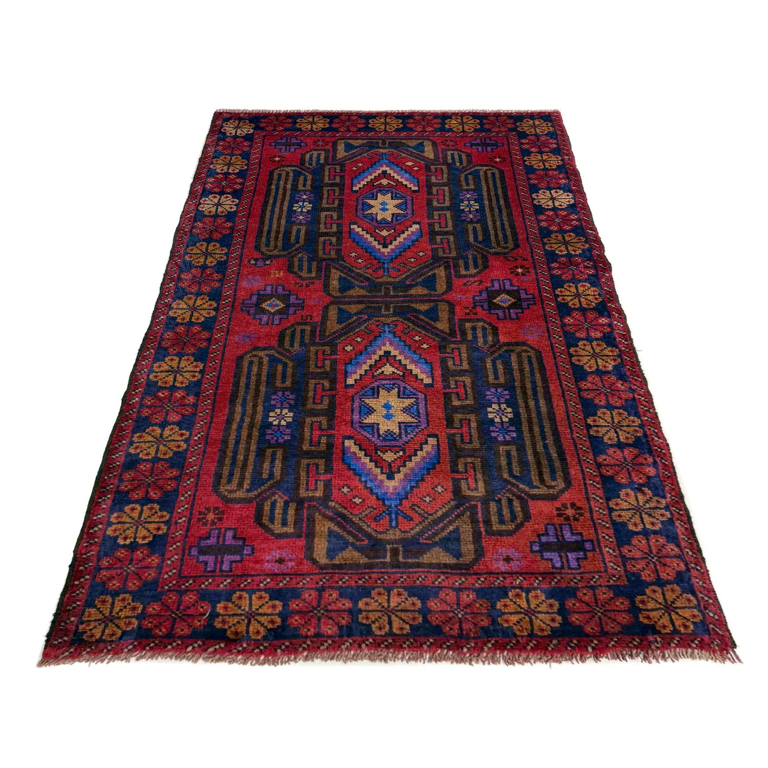Traditional Baloch Rug 3' 0" x 5' 0" (ft) - No. R40210