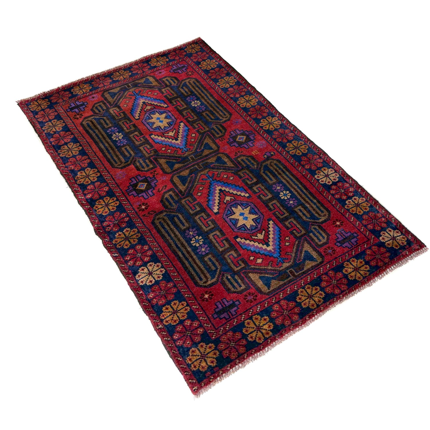 Traditional Baloch Rug 3' 0" x 5' 0" (ft) - No. R40210