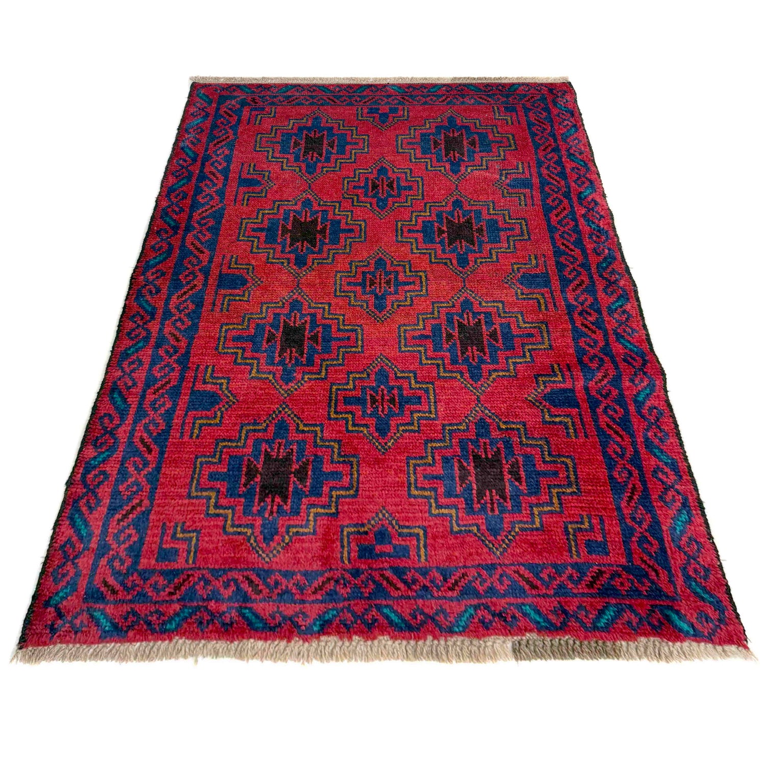 Baluch Small Size Rug 3' 0" x 4' 6" (ft) - No. R40212