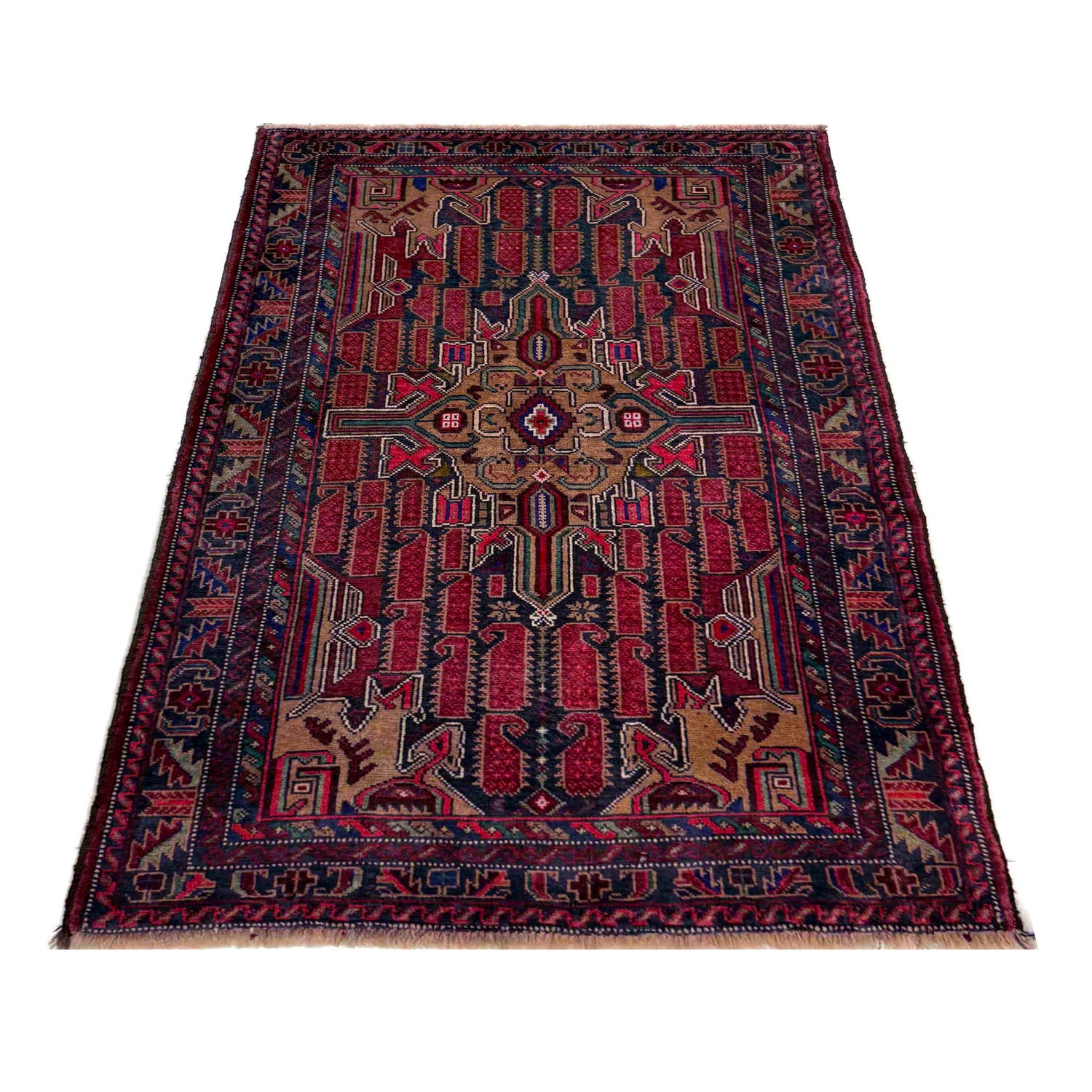 Handmade Baluchi Rug 2' 10" x 4' 10" (ft) -No R40215