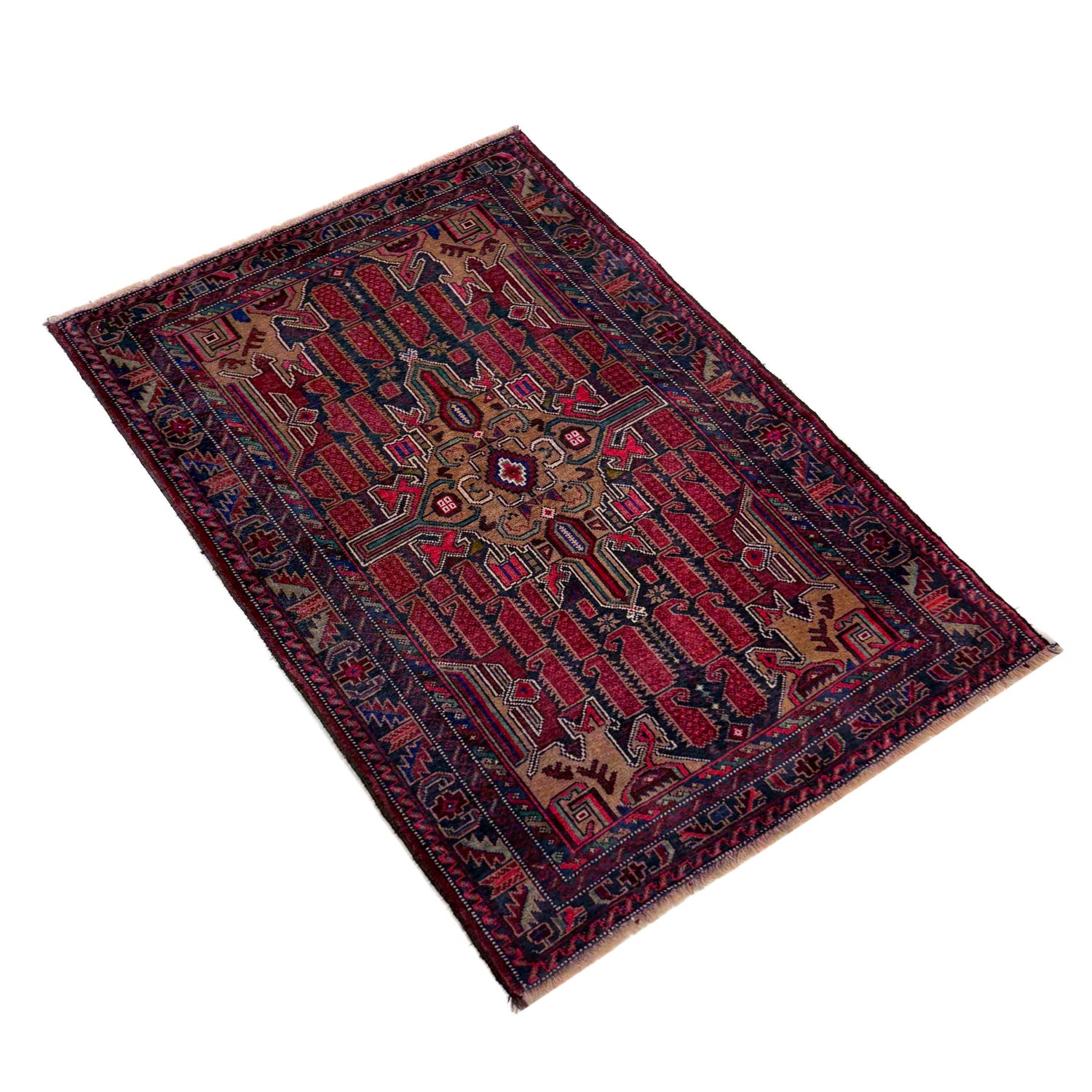 Handmade Baluchi Rug 2' 10" x 4' 10" (ft) -No R40215