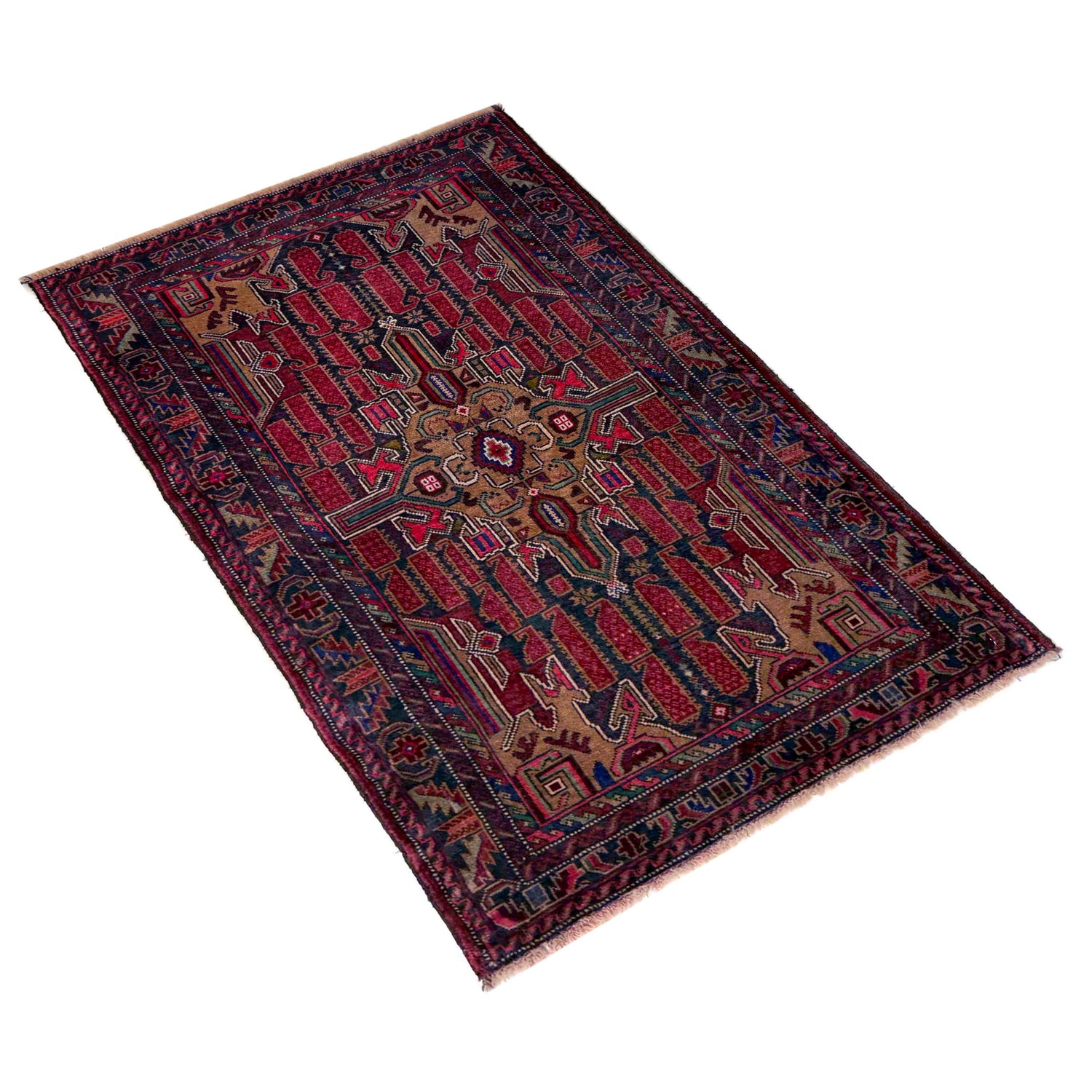 Handmade Baluchi Rug 2' 10" x 4' 10" (ft) -No R40215