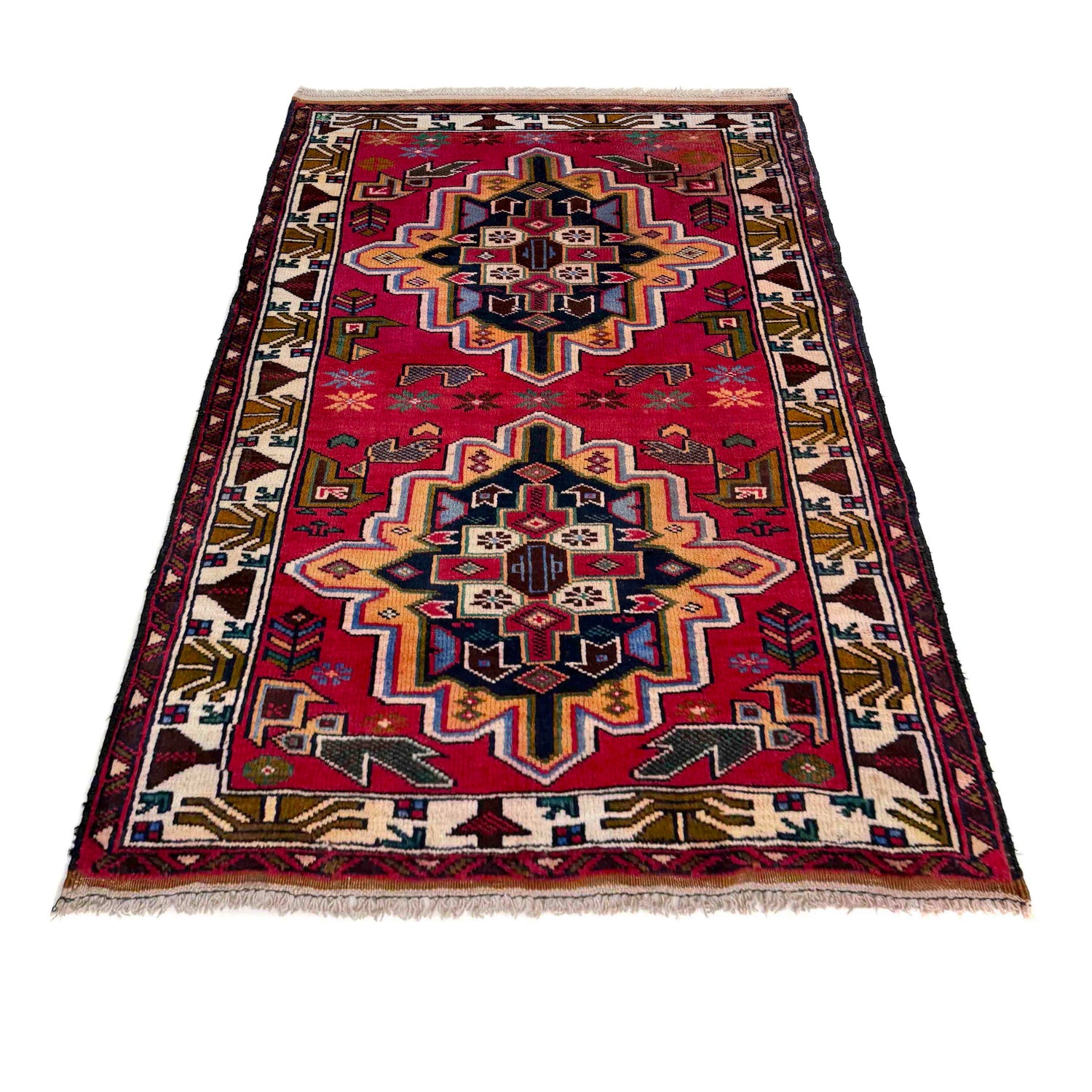 Hand Knotted Baluchi Rug 2' 8" x 4' 3" (ft) -No R40216