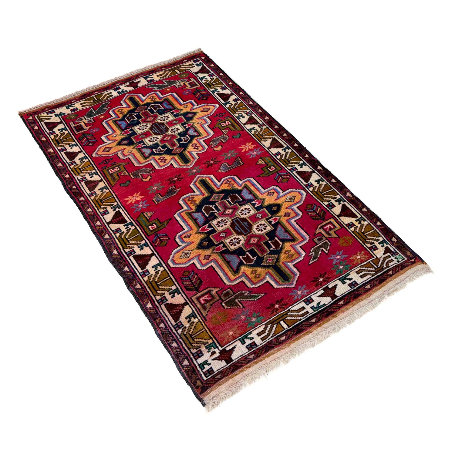 Hand Knotted Baluchi Rug 2' 8" x 4' 3" (ft) -No R40216