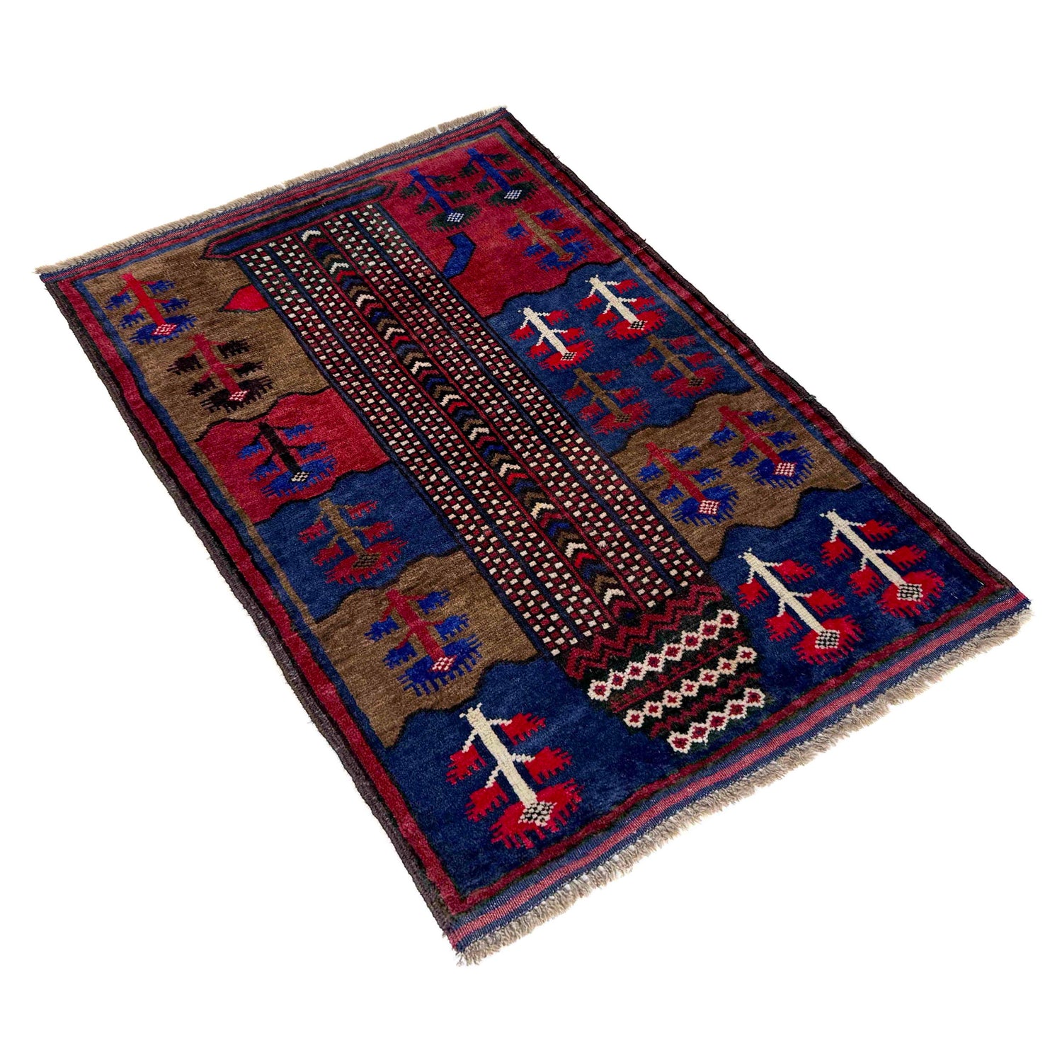 Handmade Baluchi Rug 2' 8" x 3' 10" (ft) - No. R40222