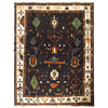 Black Color Modern Oushak Rug 6' 9 x 8' 8 (ft) - No. W11878