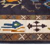 Black Color Modern Oushak Rug 6' 9 x 8' 8 (ft) - No. W11878