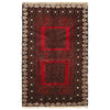 Baluch Small Size Rug 3' 1 x 4' 9 (ft) - W11930