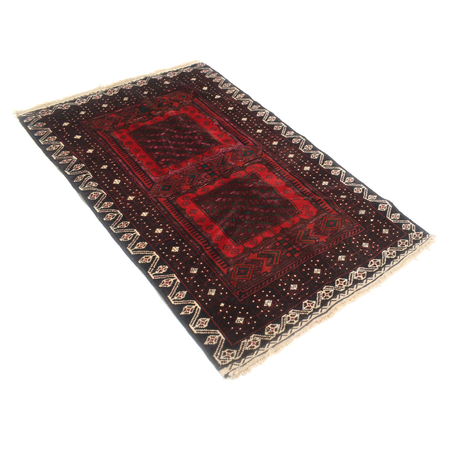 Baluch Small Size Rug 3' 1 x 4' 9 (ft) - W11930