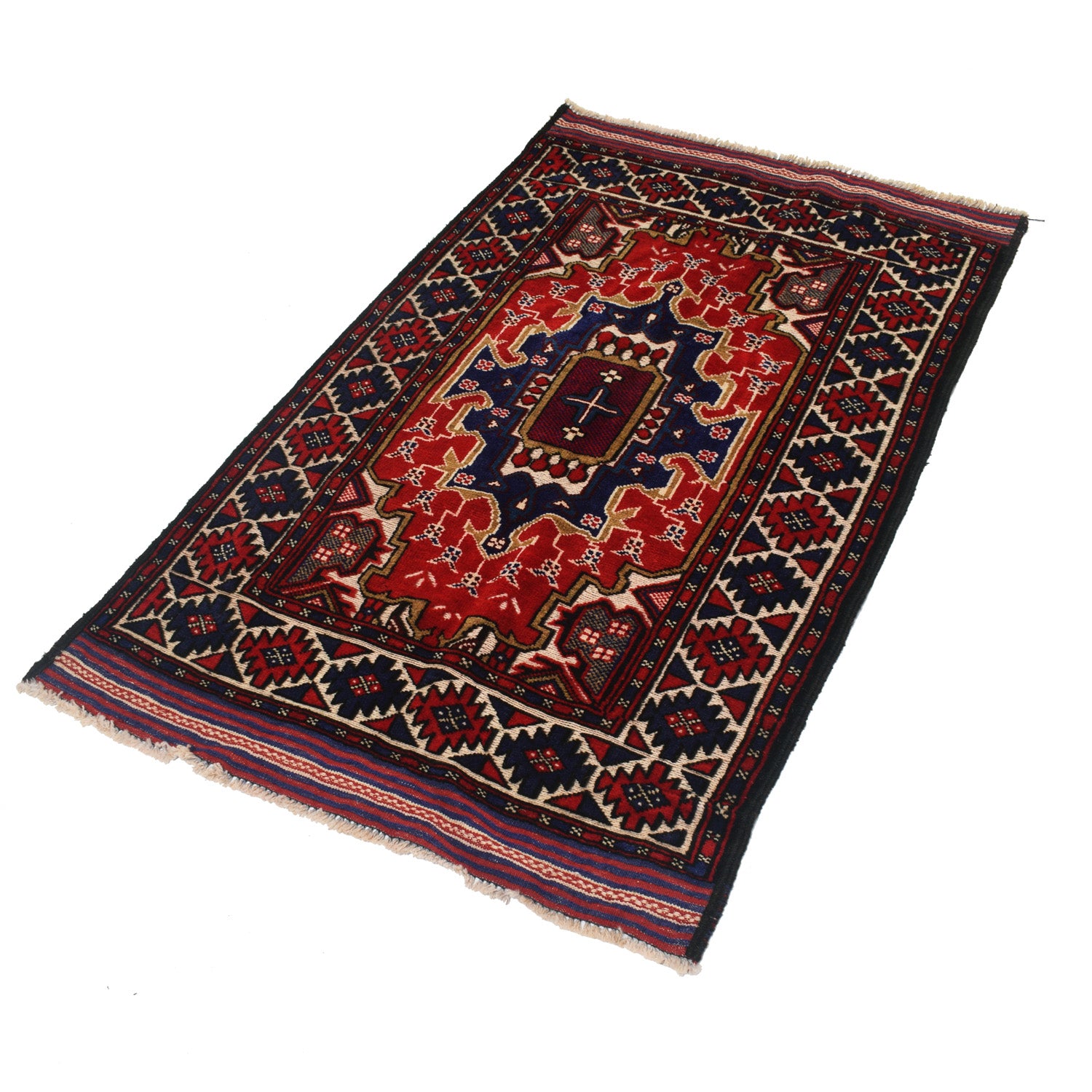 Traditional Barjasta Kilim Rug 2' 11" x 4' 10" (ft) - No. W12526