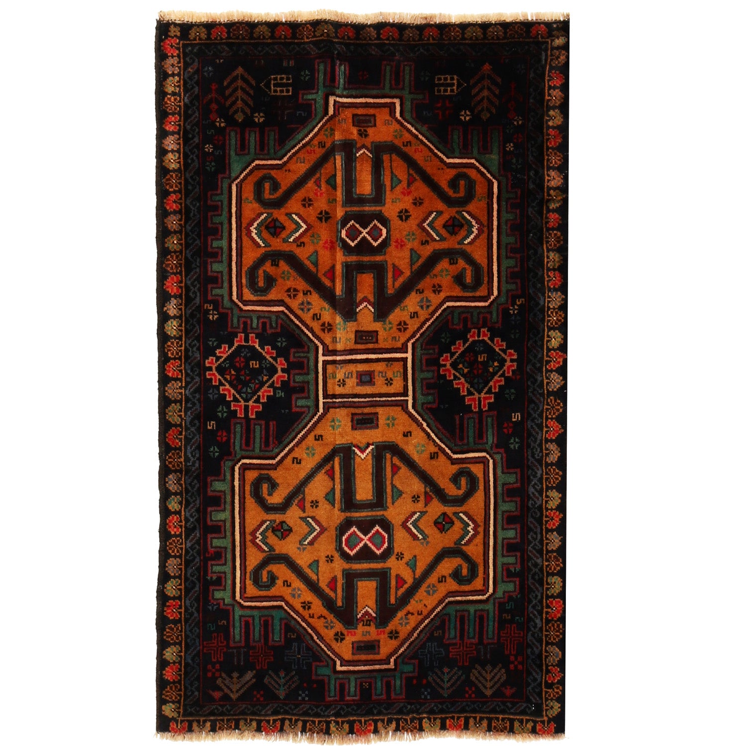 Traditional Baloch Rug 2' 6 x 4' 4 (ft) - No. W12540
