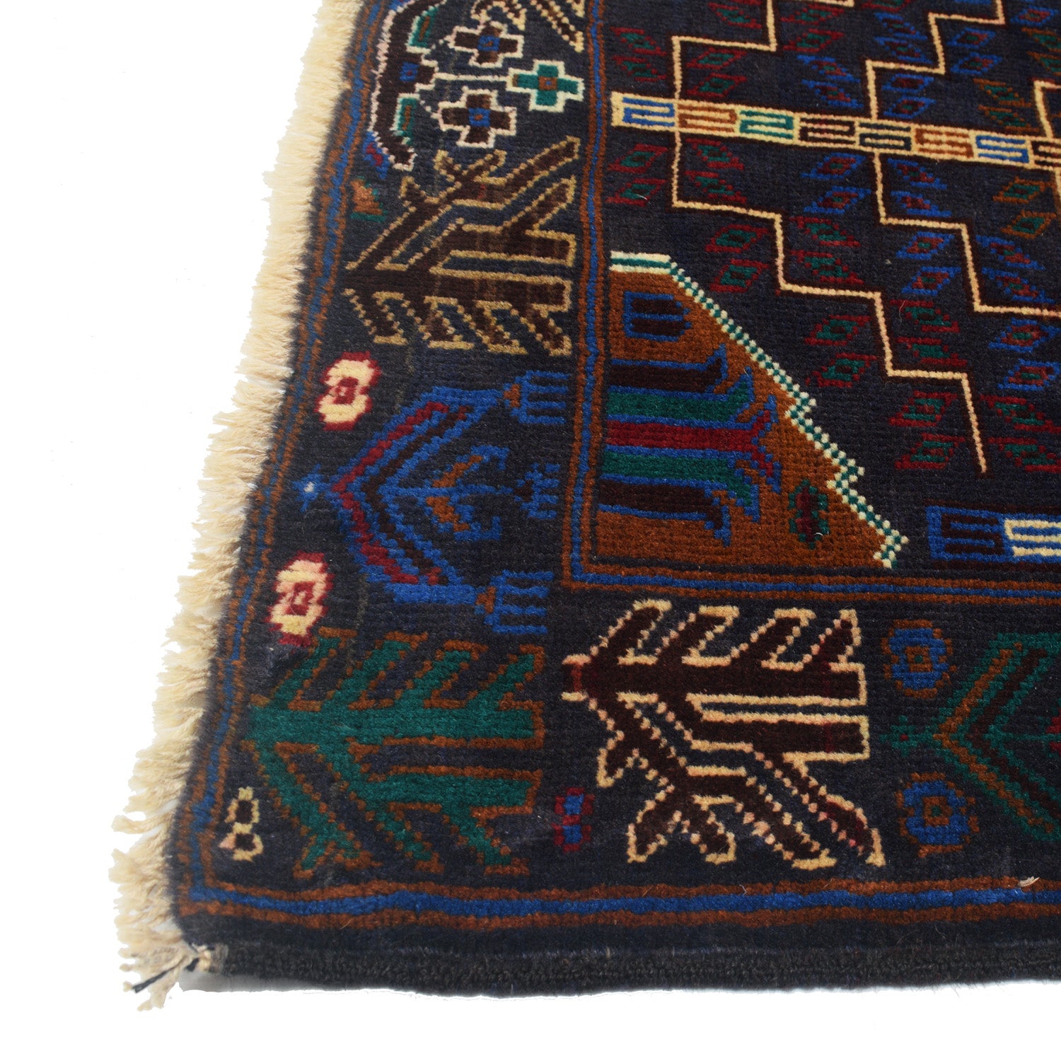 Baluch Small Size Rug 2' 7 x 4' 5 (ft) - W12549