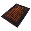 Orange Color Prayer Rug 2' 9 x 4' 0 (ft) - No. W12579