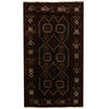 Hand Knotted Baluchi Rug 3' 7 x 6' 3 (ft) - No. W12662