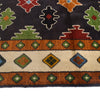 Black Color Baluchi Rug 5' 1 x 6' 3 (ft) - No. W12700