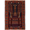 Islamic Prayer Rug 2' 9" x 4' 1" (ft) - No. W12912