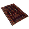 Islamic Prayer Rug 2' 9" x 4' 1" (ft) - No. W12912