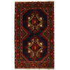 Hand Knotted Baluchi Rug 3' 9 x 6' 3 (ft) - No. W12961