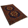 Hand Knotted Baluchi Rug 3' 9 x 6' 3 (ft) - No. W12961