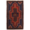 Hand Knotted Baluchi Rug 2' 7 x 4' 7 (ft) - No. W13524