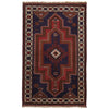 Baluch Small Size Rug 2' 8 x 4' 3 (ft) - No. W13527