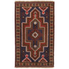 Blue Color Baluchi Rug 2' 6 x 4' 5 (ft) - No. W13533