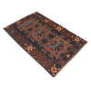 Midnight Blue Color Baluchi Rug 2' 8 x 4' 6 (ft) - No. W13538