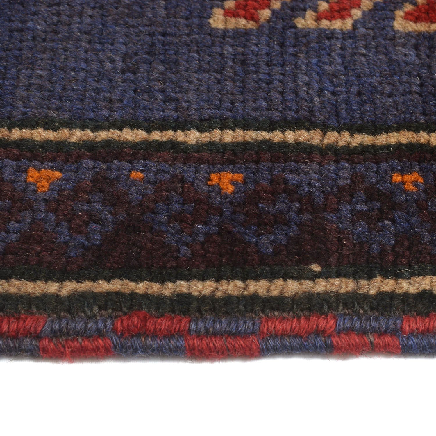 Blue Color Baluchi Rug 2' 8 x 4' 7 (ft) - No. W13540