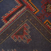 Blue Color Baluchi Rug 2' 8 x 4' 7 (ft) - No. W13540