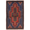 Blue Color Baluchi Rug 2' 7 x 4' 6 (ft) - No. W13542