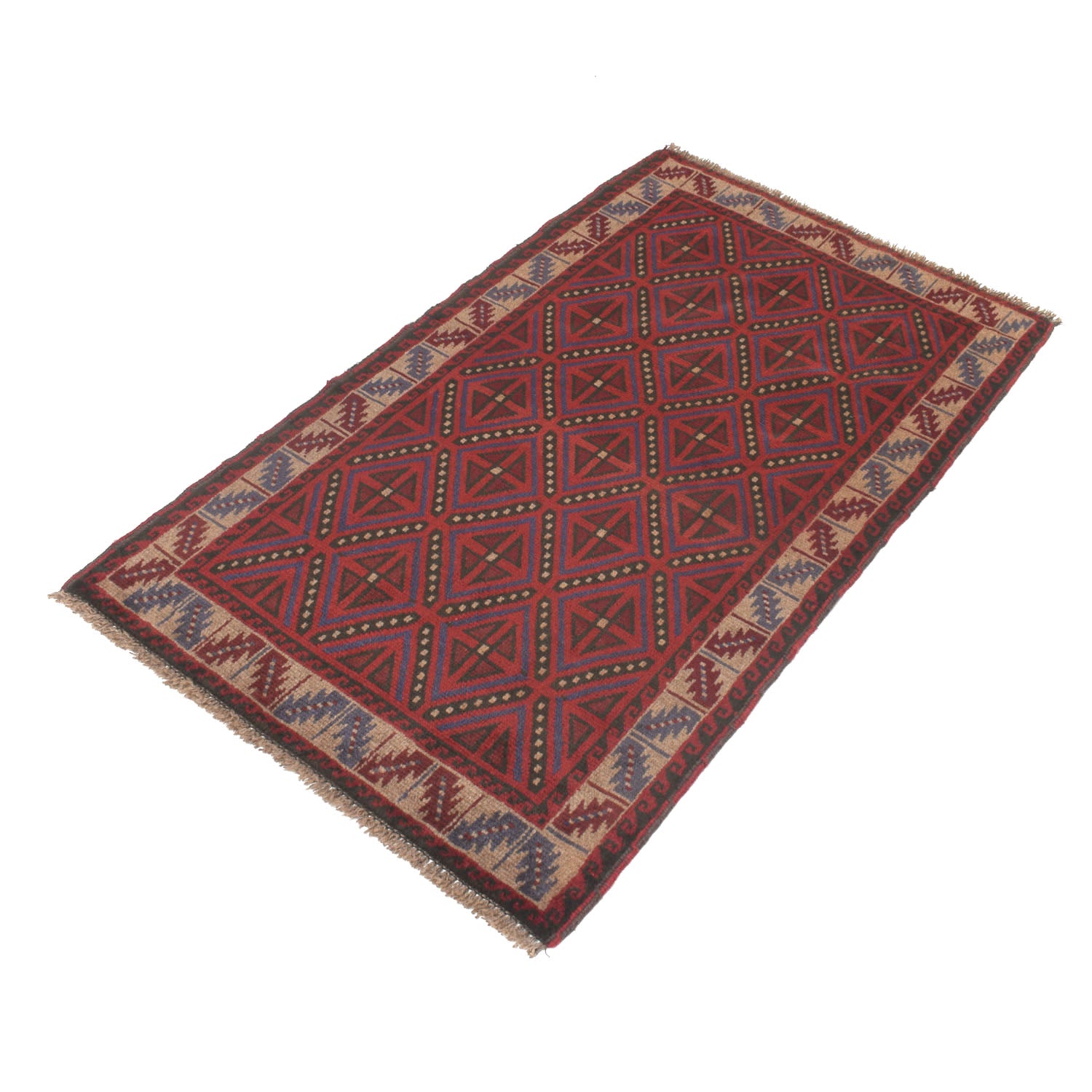 Traditional Baloch Rug 2' 6 x 4' 5 (ft) - No. W13543