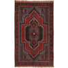 Traditional Baloch Rug 2' 7 x 4' 3 (ft) - No. W13558