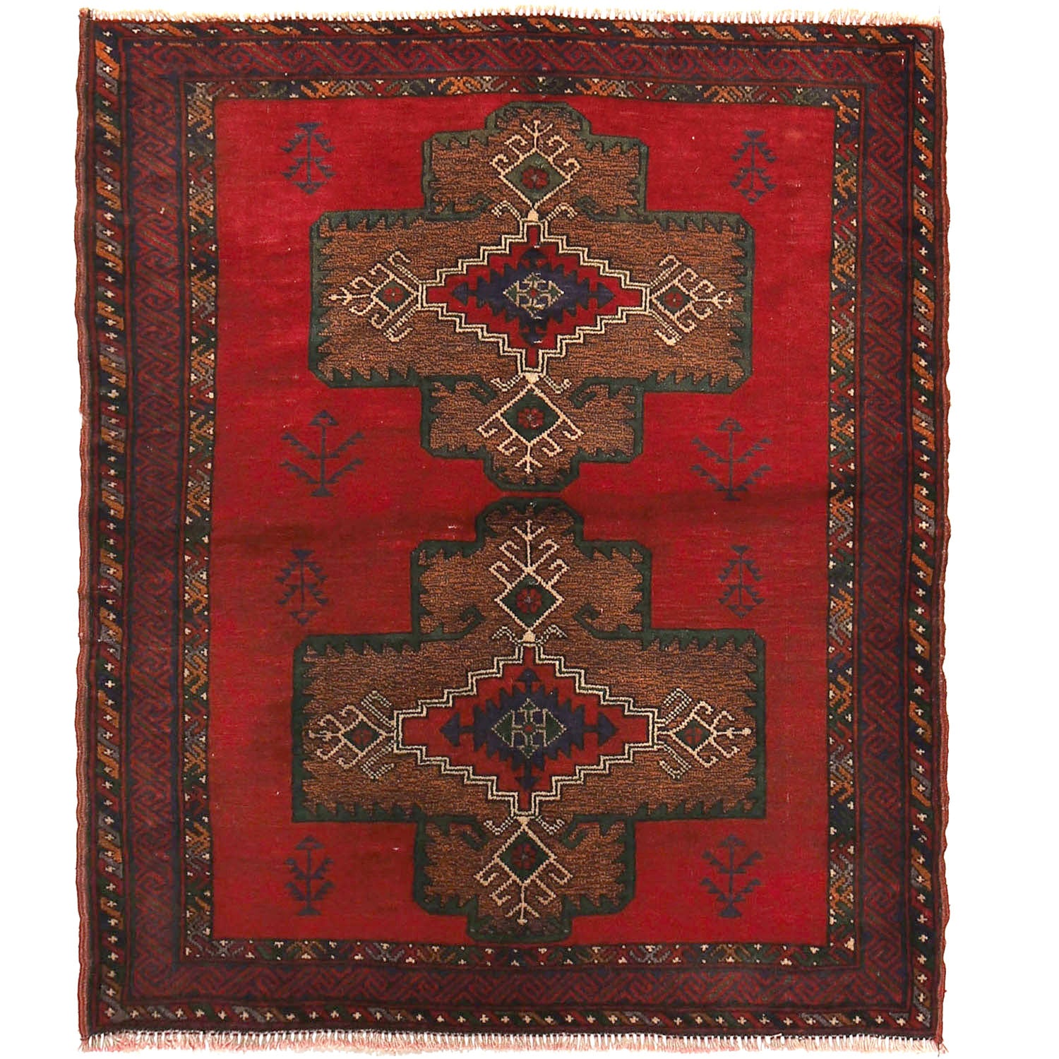 Traditional Baloch Rug 3' 1 x 3' 8 (ft) - No. W13761
