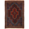 Hand Knotted Baluchi Rug 2' 9 x 4' 2 (ft) - No. W14226