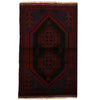 Hand Knotted Baluchi Rug 2' 6 x 4' 5 (ft) - No. W14671