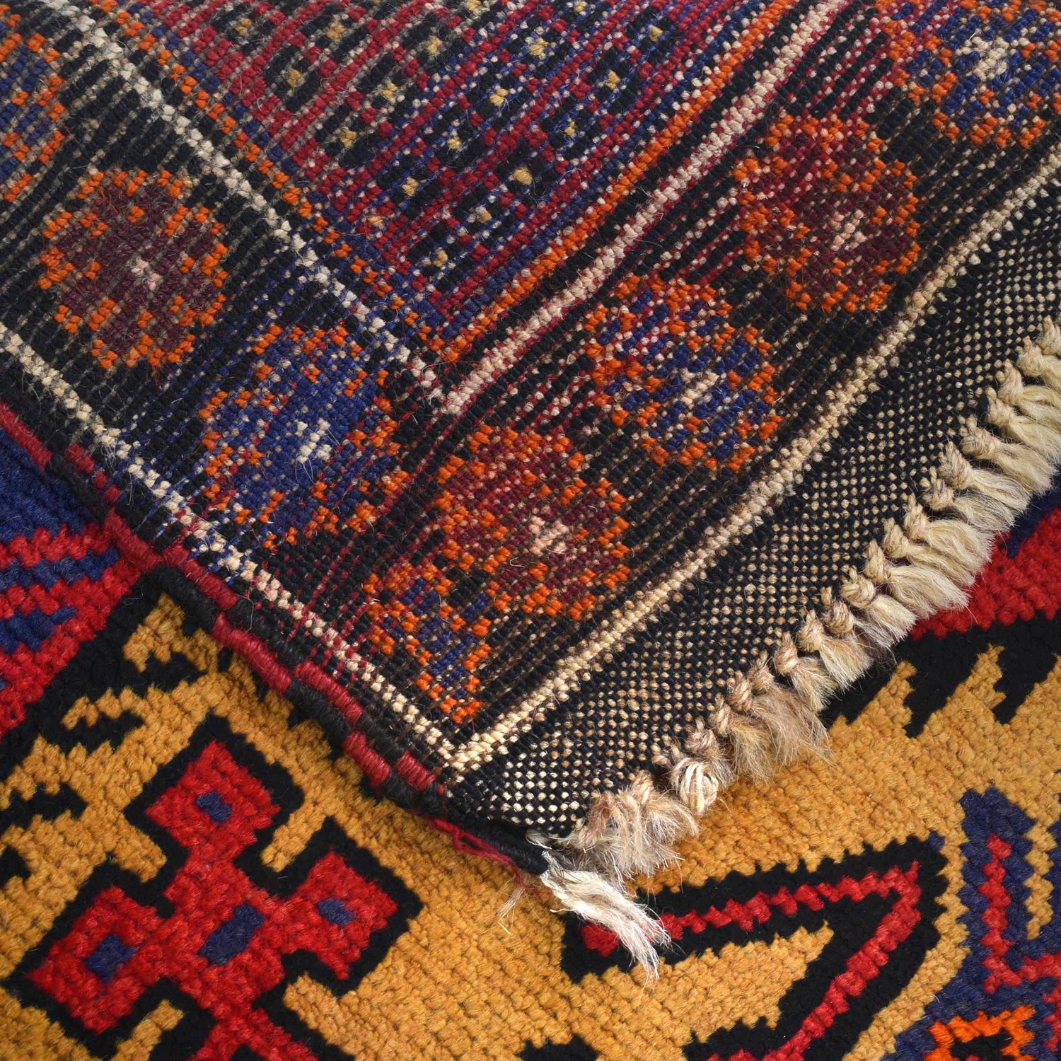 Blue Color Baluchi Rug 2' 11" x 4' 9" (ft) - W14755