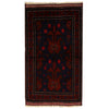 Dark Blue Color Baluchi Rug 2' 9 x 4' 8 (ft) - No. W14780